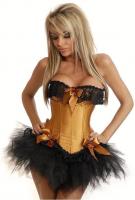 Корсет с пышной юбкой - бронза