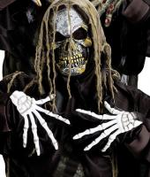 Маска и перчатки злобного скелета