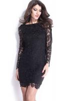 Черное винтажное платье