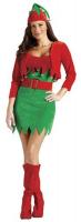 Женский костюм рождественского эльфа