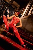 Боди комбинезон красный