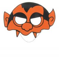 Маска вампира оранжевая