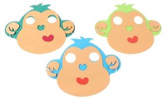 Маска веселой обезьянки