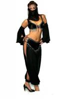 Костюм восточной танцовщицы черный